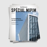 Le bâtiment Infinity qui se dresse à l’entrée du Kirchberg. ((Photo: Jan Hanrion / Maison Moderne))