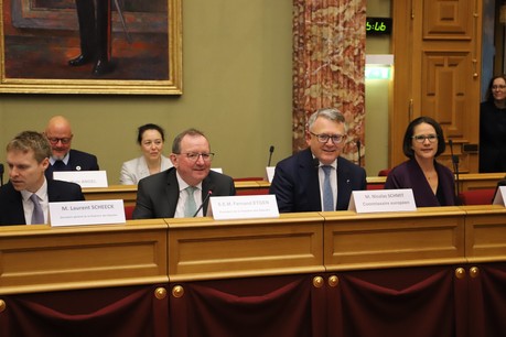 «Des investissements massifs, aussi bien de la part du secteur public que du secteur privé», seront nécessaires pour la mise en œuvre du pacte vert de l’UE, assurait lundi 2 mars 2020 le commissaire européen Nicolas Schmit devant les députés. (Photo: Chambre des députés)