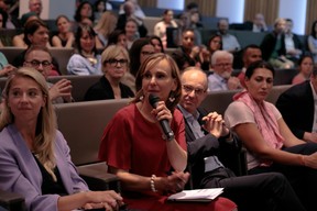 Karin Scholtes (Bil) et Luc Frieden (président du conseil d’administration de la Bil). ((Photo: Matic Zorman))