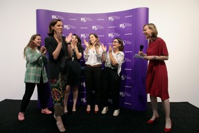 L'annonce du résultat, Stéphanie Jauquet est la Business Woman of the Year. ((Photo: Matic Zorman))