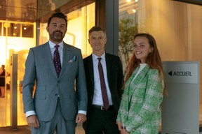 Pierre-Olivier Rotheval (Bil), Vincent Pelletier (Bil) et Ilana Devillers (Food4All). ((Photo: Matic Zorman))