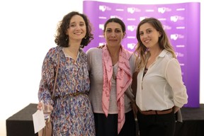 Marie-Adélaïde Leclercq-Olhagaray (Wide), Marina Andrieu (Wide) et Elfy Pins (Supermiro). ((Photo: Matic Zorman))