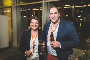 Anne Levy (Banque de Luxembourg) et Julien Bossu (CDCL) ((Photo: Arthur Ranzy))