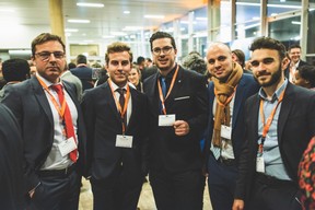 Geoffrey Scache, Maxence Fayel, Florian Morriseau, Raphaël Pellegrin et Eddy Belouache (Advisory Key) ((Photo: Arthur Ranzy))