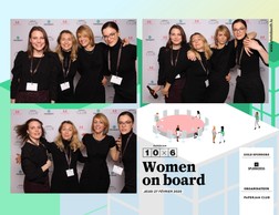 Ellen Kimber, Monika Lebkowska (SES), Mélanie Delannoy (Mélanie2Lannoy) et Violetta Kuvaeva (SES) ((Photo: photobooth.lu))