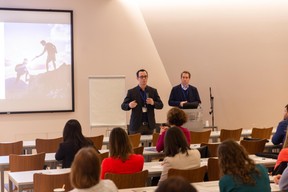 Paul Braquet (Encevo) et Didier Mathei (SOA People) ((Photo: Romain Gamba))