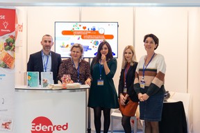 Au centre, Hanane El Maskini (Edenred) et Sylvie Dejardin (Edenred) à droite ((Photo: Romain Gamba))