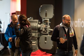 Alexis Juncosa, à droite (programmateur du Luxembourg City Film Festival) ((Photo: Nader Ghavami / Maison Moderne))