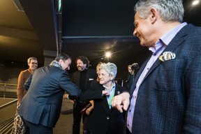 Sam Tanson (Ministre de la culture), Xavier Bettel (Premier ministre, ministre des communications et des médias), Guy Daleiden (directeur, Film Fund Luxembourg) Colette Flesch (présidente, Luxembourg City Film Festival), Jo Kox (ministère de la Culture) ((Photo: Nader Ghavami / Maison Moderne))