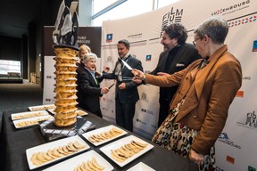Colette Flesch (présidente, Luxembourg City Film Festival), Xavier Bettel (Premier ministre, ministre des Communications et des médias), Guy Daleiden (directeur, Film Fund Luxembourg), Sam Tanson (ministre de la Culture) ((Photo: Nader Ghavami / Maison Moderne))
