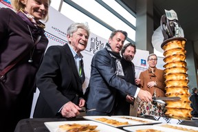 Colette Flesch (présidente, Luxembourg City Film Festival), Xavier Bettel (Premier ministre, ministre des Communications et des médias), Guy Daleiden (directeur, Film Fund Luxembourg), Sam Tanson (ministre de la Culture) ((Photo: Nader Ghavami / Maison Moderne))