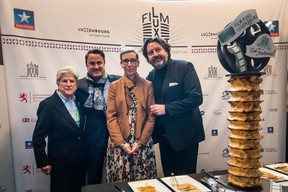 Colette Flesch (présidente, Luxembourg City Film Festival), Xavier Bettel (Premier ministre, ministre des Communications et des médias), Guy Daleiden (directeur, Film Fund Luxembourg), Sam Tanson (ministre de la Culture) ((Photo: Nader Ghavami / Maison Moderne))