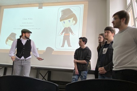 «Chibi Willie», le projet qui emmène touristes et curieux dans le Luxembourg-ville du 19 e siècle. Créé en quatre jours par cinq étudiants de cinq BTS. Un modèle du genre. (Photo: Paperjam)