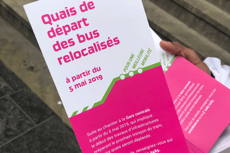 En raison du chantier du tram, l’offre de bus est adaptée. (Photo: DR)