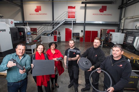 L’entreprise spécialisée dans l’usinage et l’entretien de pièces en graphite est désormais installée dans son nouveau bâtiment situé à la frontière belgo-luxembourgeoise. (Photo: Nader Ghavami)