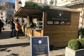 Il est bon de revoir la Brasserie Guillaume et ses bons produits de la mer, même sous forme de chalet éphémère. (Maison Moderne)