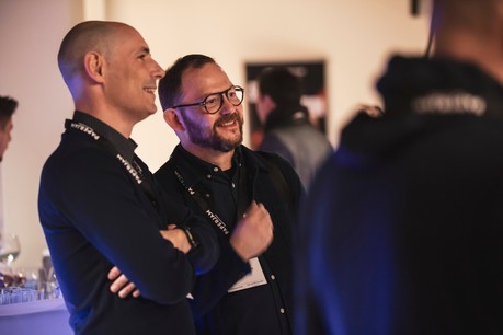 Arnaud Mouriamé (à droite) – ici aux côtés de Mathias Fritsch – prendra ses fonctions le 26 novembre. (Photo: Jan Hanrion /Archives Maison Moderne)