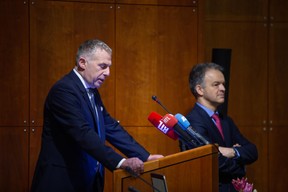 Tom Oberweis (président de la Chambre des métiers) et Michel Reckinger (président de la Fédération des artisans) ((Photo: Romain Gamba / Maison Moderne))