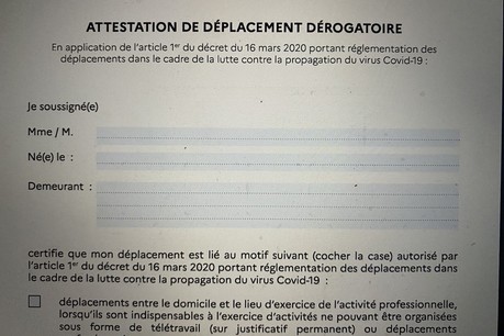 Depuis mercredi soir, il n’est plus possible d’avoir son attestation de déplacement exceptionnel enregistrée sur son smartphone. (Photo: Paperjam)