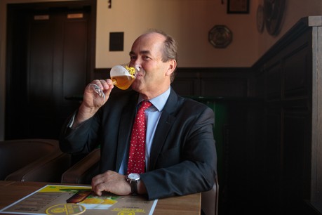 Outre les bons résultats de Battin, le directeur général, Frédéric de Radiguès, se félicite de la tenue sur le marché de Funck-Bricher. (Photo: Matic Zorman/Maison Moderne)