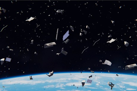Les chiffres varient selon les sources. Selon l’Agence spatiale européenne, 8.400 tonnes de déchets tournent au-dessus de nos têtes. Un problème. (Photo: Shutterstock)