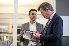 Visite de l’ambassadeur d’Israël en Belgique et au Luxembourg chez Maison Moderne - 26.02.2020 ((Photo: Matic Zorman/Maison Moderne))