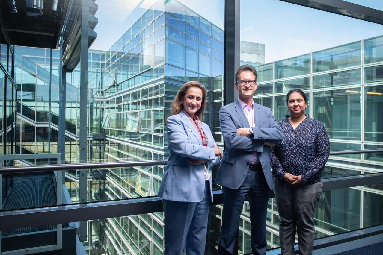 Sabrina Sagramola, Carlo Thelen et Amrita Singh. (Photo: Nader Ghavami)
