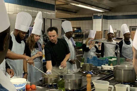 Au menu des entrepreneurs africains, beaucoup de travail et de la cuisine pour cette nouvelle édition du programme CatapultAfrica. (Photo: Lhoft)
