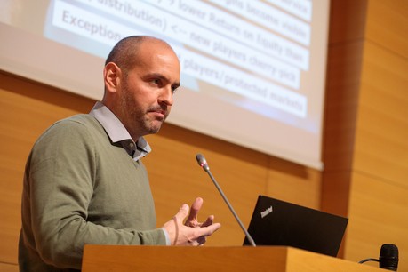 Raoul Mulheims s’est distingué par sa lecture de l’avenir de la banque de détail après l’entrée en vigueur de la directive PSD2. (Photo: Matic Zorman)