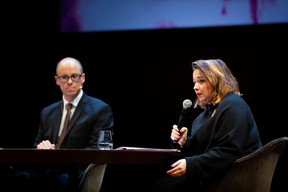 Thierry Raizer (Maison Moderne) et Nora Back (Présidente de l'OGBL) ((Photo: Patricia Pitsch))