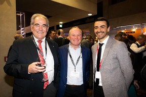 Norbert Friob (Prefalux), Fernand Ernster (Ernster) et Richard Karacian (Maison Moderne) ((Photo: Patricia Pitsch))