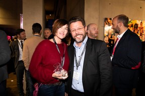 Frédérique Buck et Nicolas Henckes (Confédération luxembourgeoise du commerce) ((Photo: Patricia Pitsch))