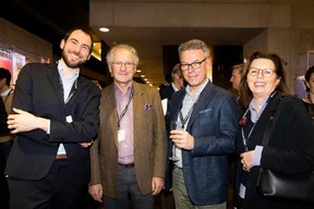 Augustin Nourissier (Skyfarms) et Paul Helminger (Cargolux Airlines International) et Karin Schintgen (House of Startups) ((Photo: Patricia Pitsch))