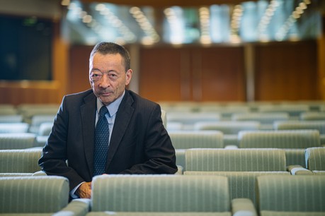 Prêcheur – Marc Jaeger consacrait une partie de son temps de président à des conférences lui permettant de sensibiliser les entreprises aux droits garantis par le droit de l’UE. (Photo: Edouard Olszewski)