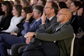 Xavier Denis (AG Real Estate) et Vincent Bechet (INOWAI) à droite ((Photo: Jan Hanrion / Maison Moderne))