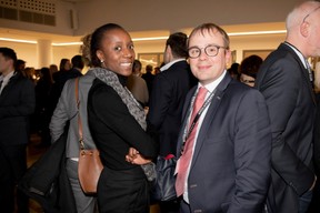 Séverine Nlandu (BNP Paribas) et Daniel Hilbert (BDO Luxembourg) ((Photo: Jan Hanrion / Maison Moderne))