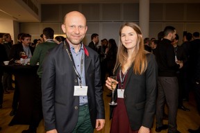 Frédéric Fauveaux (Venture Corporate Group) et Léa Guignard (Maison moderne) ((Photo: Jan Hanrion / Maison Moderne))