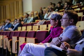 Anne-Claire Delval (Deep.lu) et Jean-Michel Gaudron (Luxinnovation) ((Photo: Jan Hanrion / Maison Moderne))