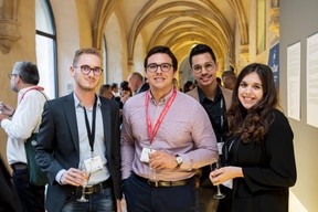Soren Chlosta (PwC), Pierre-Baptiste Feyhl, Alexis Fernandes et Joyce Djian (Maison Moderne) ((Photo: Jan Hanrion / Maison Moderne))