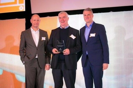 From left to right: Jost Lammers (CEO – Budapest Airport), Anthony Mc Nichol (Regional Director Central Europe & Turkey – Cargolux) and René Droese (Director Property and Cargo – Budapest Airport). (Photo: Budapest Airport / DR)
