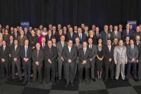Goodyear a récemment honoré 140 de ses collaborateurs pour 25, 30, 35 et 40 années de service. (Photo: Goodyear)