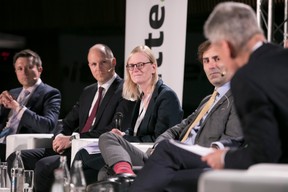 Slawomir Rzeszotko (Jane Street); Jürgen (Blumberg); (Goldman Sachs); Deborah Fuhr (ETFGI); Ronnie Vaknin (Jupiter Asset Management Luxembourg); Yuri Bender (Financial Times) ((Photo: Nelson Coelho / @nelsoncoelhofilms))