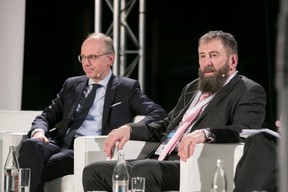 Luc Frieden (Elvinger Hoss Prussen); Jonathan Hughes-Morgan (Morgan Morgan Ltd) ((Photo: Nelson Coelho / @nelsoncoelhofilms))