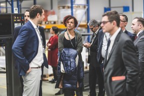 Priscillia Hireche (TNT/Fedex Luxembourg) au milieu ((Photo: Arthur Ranzy))