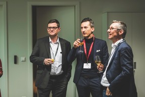 Marc Vandenhoeke (Spuerkeess), Léo Santoro (Maison Moderne) et Emmanuel Ballouhey-Dauphin (Reka) ((Photo: Arthur Ranzy))