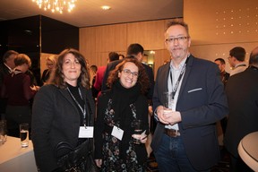 Anne Prisciandaro (publi.lux), Marion Mokhtari (Talantlers) et Michel Baltus (MIXvoip) ((Photo: Jan Hanrion / Maison Moderne))