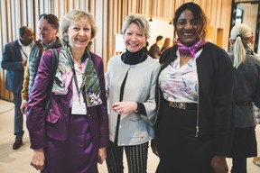 Eliane Fuchs (Femmes Leaders Luxembourg), Nicole Dochen-Waltregny (Banque du Luxembourg) et Nicole Avez-Nana (AB-Lux) ((Photo: Arthur Ranzy))