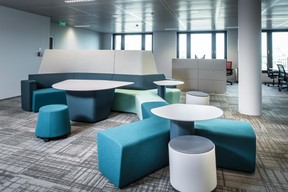 Des zones sont prévues pour le travail collaboratif. ((Photo: Nader Ghavami) )