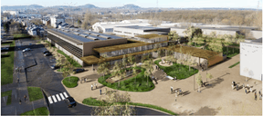 Le projet de Steinmetzdemeyer pour le concours du COHS à Esch-sur-Alzette ((Illustration: Steinmetzdemeyer))