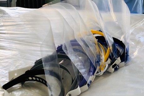 Près de 6.000 masques ont été fabriqués par des centaines d’anonymes au Luxembourg à partir d’imprimantes 3D. (Photo: CHL)